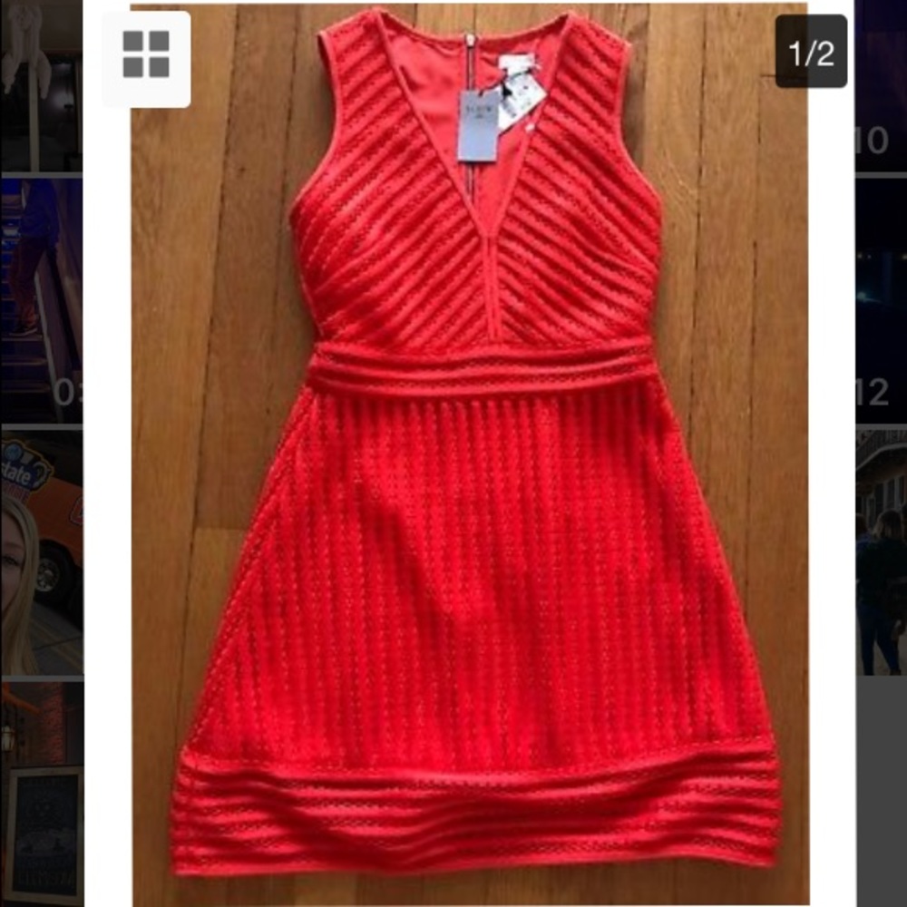 NEW J Crew Womens Coral Sundress Cocktail Dress